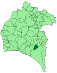 Map of Rociana del Condado (Huelva)